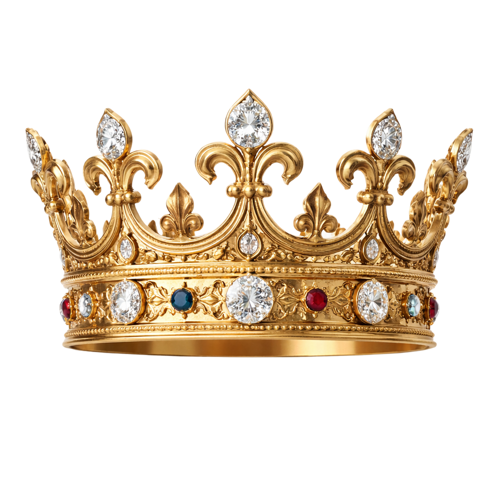 Golden Crown PNG